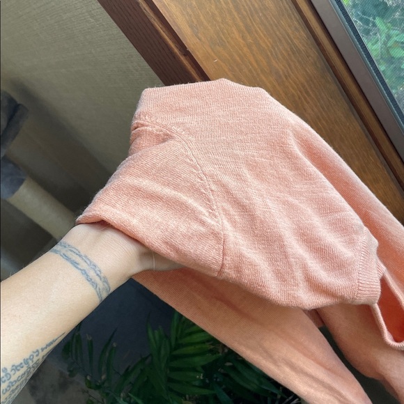 FP Beach Free People Peach Cropped Sweater - Picture 11 of 11